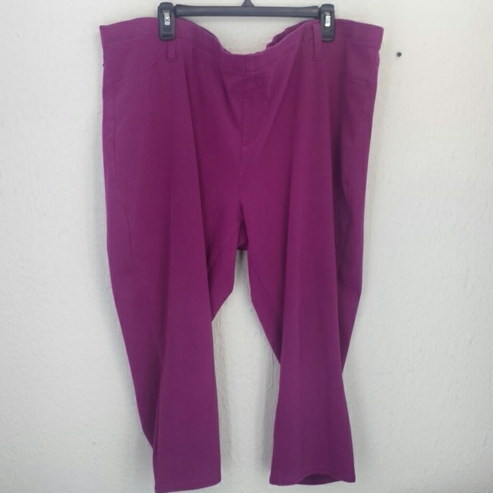 ⭐ Faded Glory stretch crop pant 4X